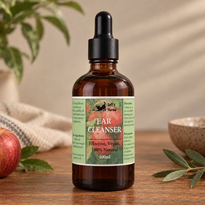 Ear Cleanser Solution for Dogs and Cats – Let's Thrive