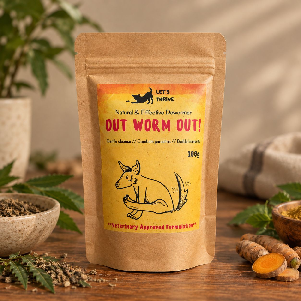 Out Worm Out Natural Dewormer Drops for Dogs – Let's Thrive