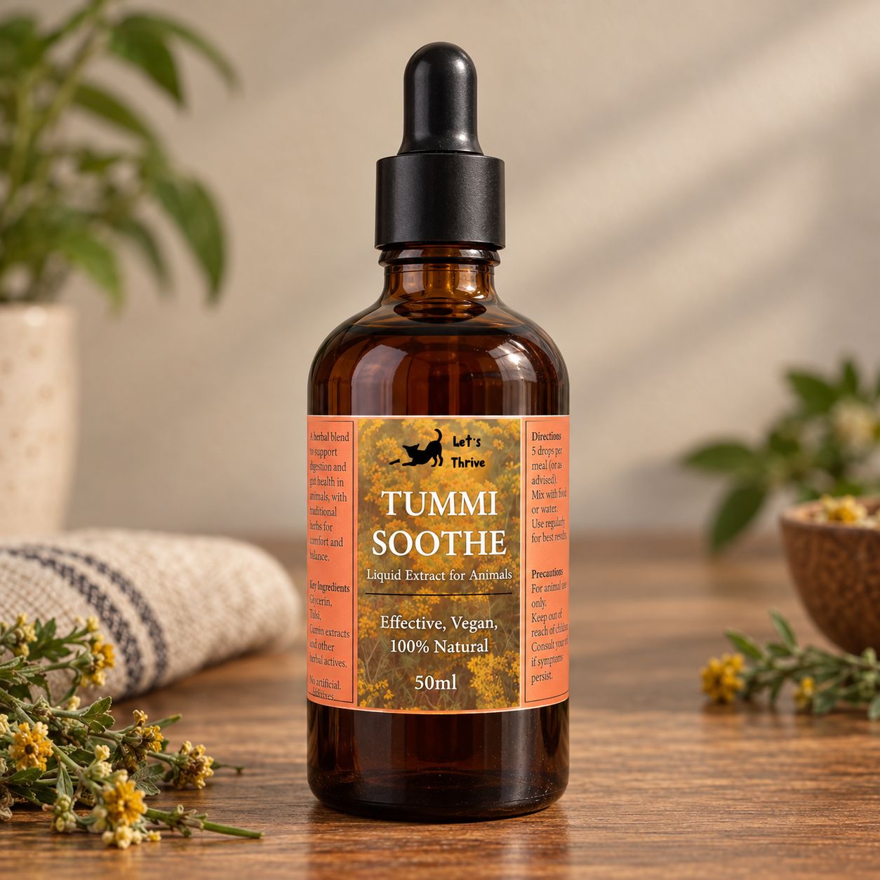 TummiSoothe Digestive Support Drops for Dogs and Cats – Let's Thrive