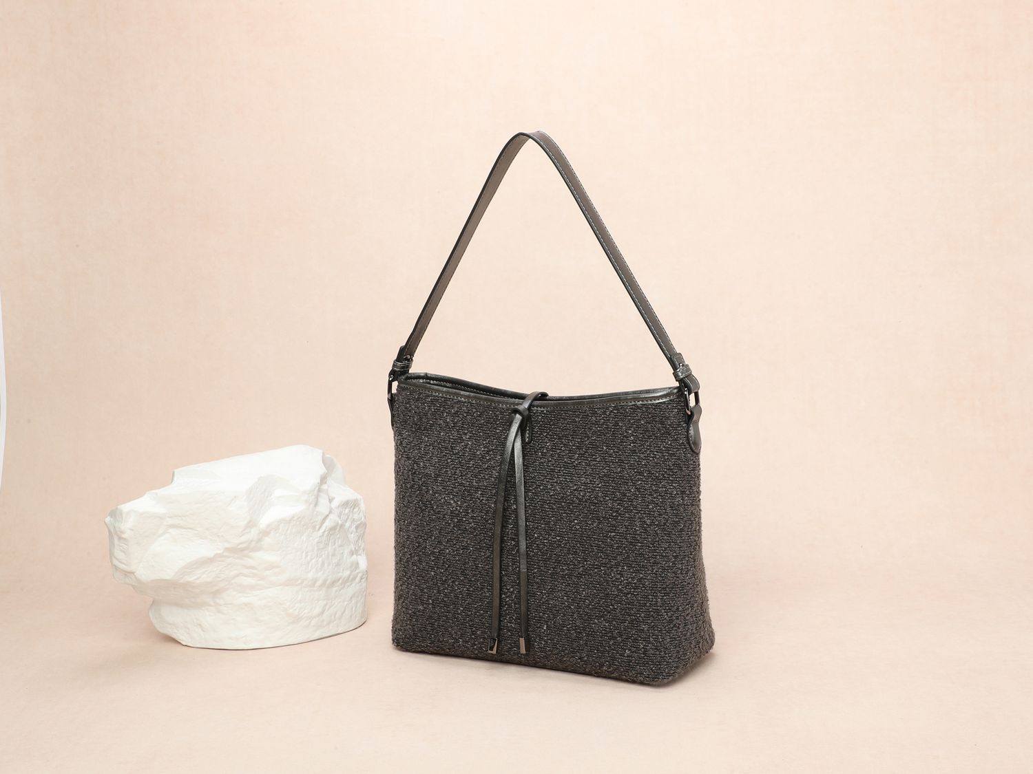 Grijs Cabas Tas