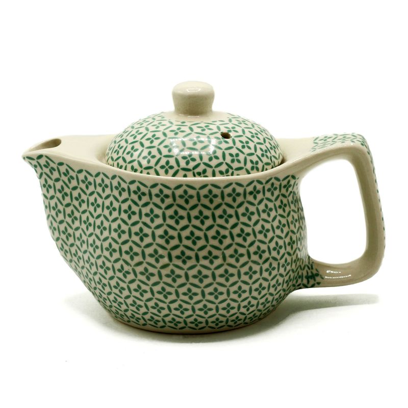 ​Green Mosaic theepot