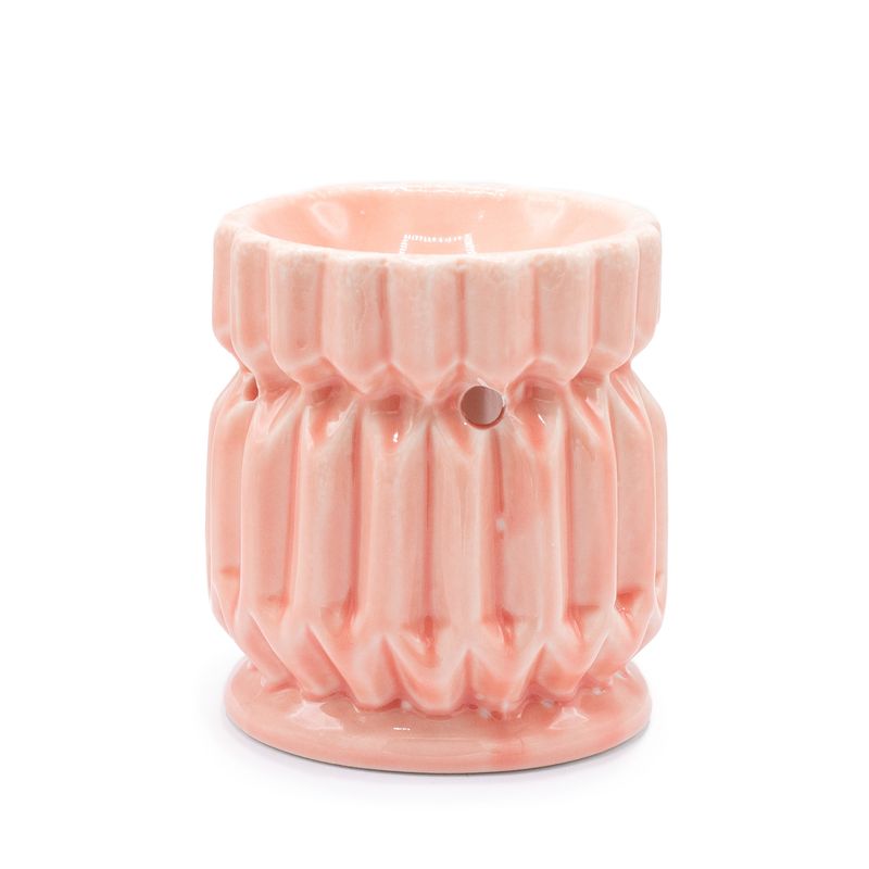 Geometrische oliebrander - Roze