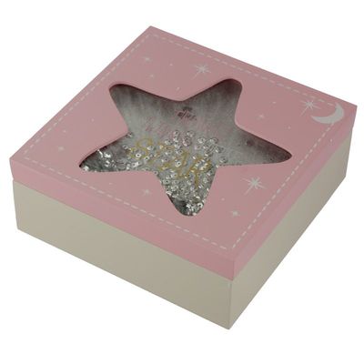 Twinkle twinkle star houten bewaardoosje