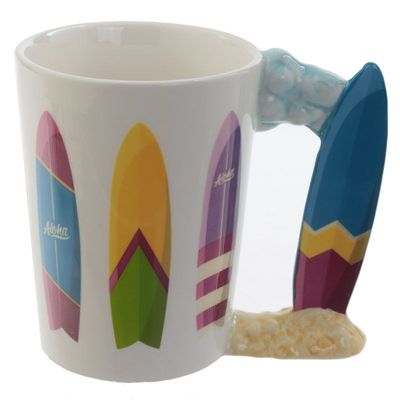 Mok met surfboard handvat