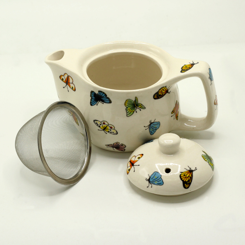 Butterflies theepot