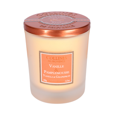 Geurkaarsen Vanille en Grapefruit