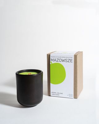 Świeca sojowa &quot;Mazowsze&quot; o zapachu &quot;Ziolione Jabłuszko&quot;