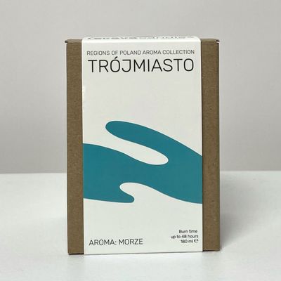 Świeca sojowa &quot;Trojmiasto&quot; o zapachu &quot;Morze&quot;