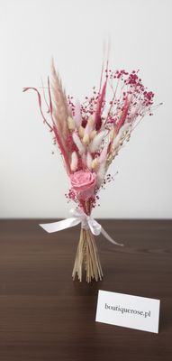 Delikatny Bukiet &quot;Blush Rose&quot; Boho