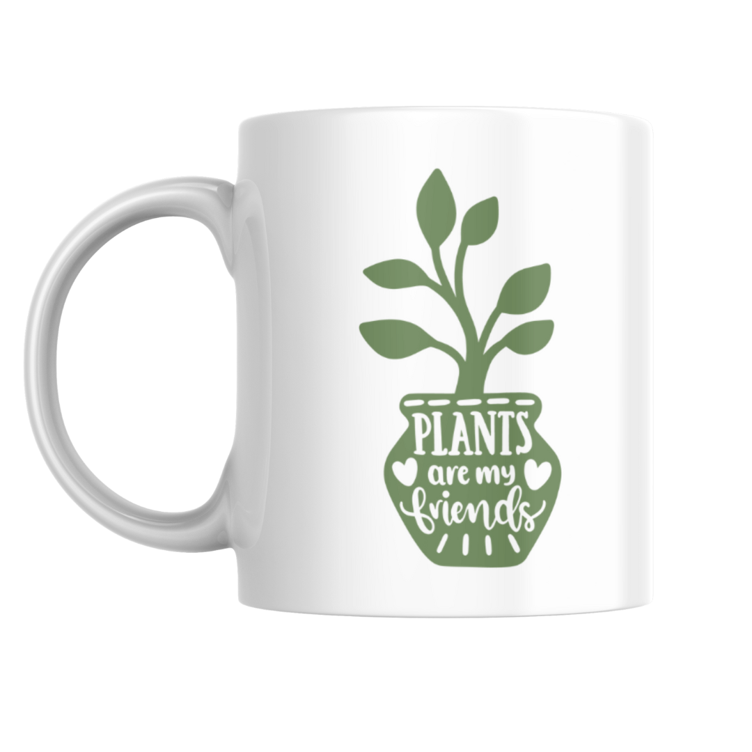 PLANTS ARE MY FRIENDS MUG