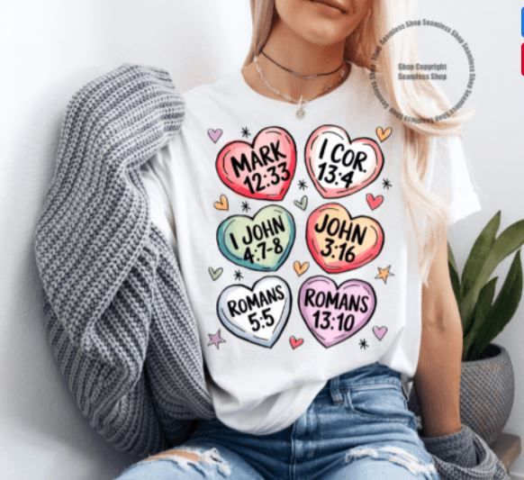 VALENTINE&#39;S DAY TEES - FAITH BASED