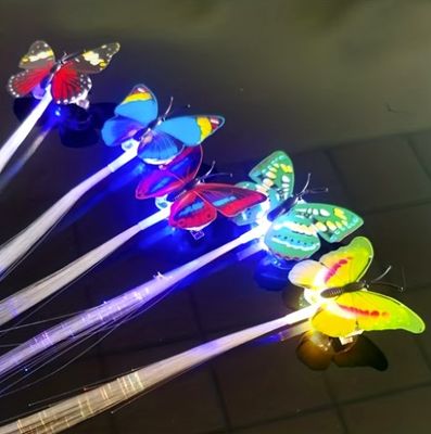5pcs Colorful Butterfly Lights Braids Wig Women Party Hair Accessories Random Color