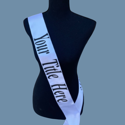 Custom Ribbon Sash