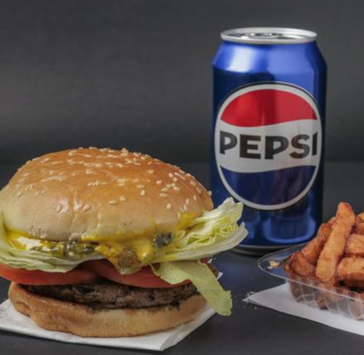#3 TRIO CHEESE BURGER