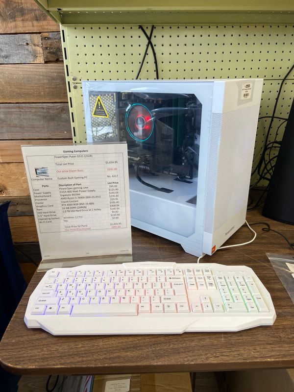PowerSpec Custom B650M RTX 4060 Gaming PC