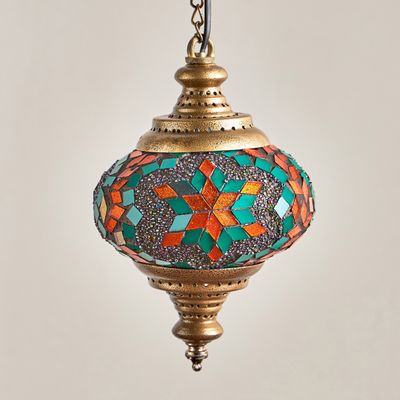 Turkish Copper Table Lamp - 20 cm