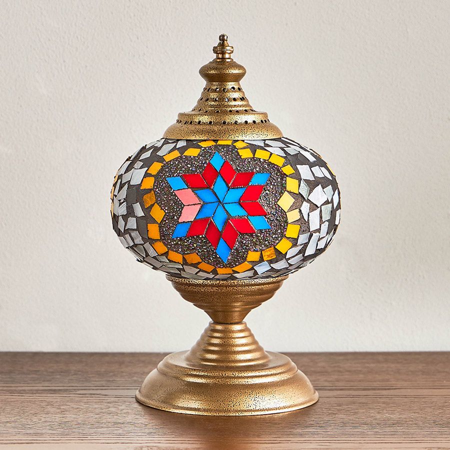 Turkish Copper Table Lamp - 20 cm