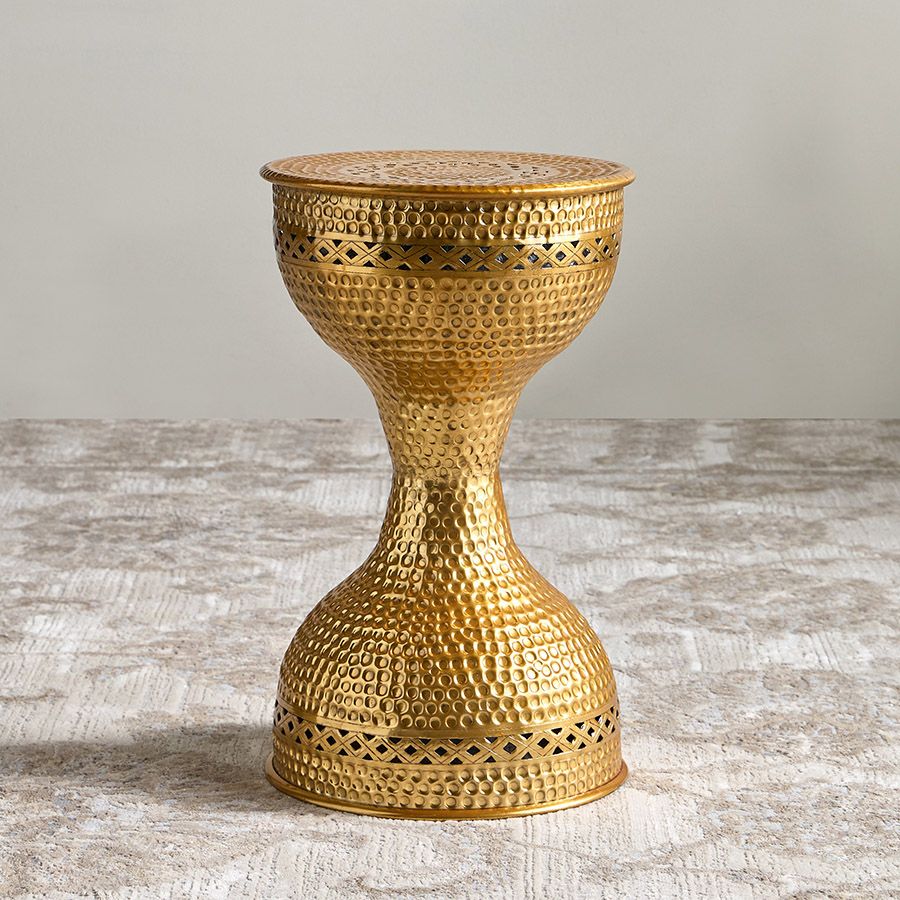 Aluminium Small table Brass