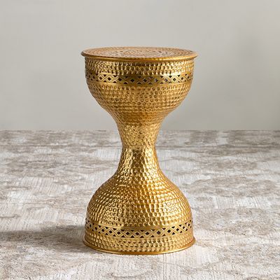 Aluminium Small table Brass