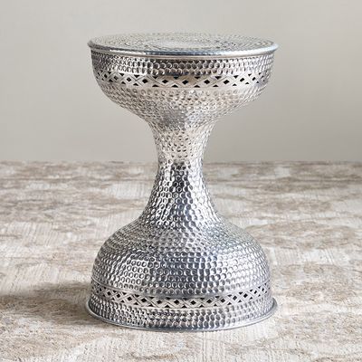 Aluminium Small table silver