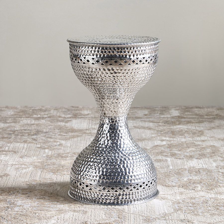 Aluminium Small tabl silver