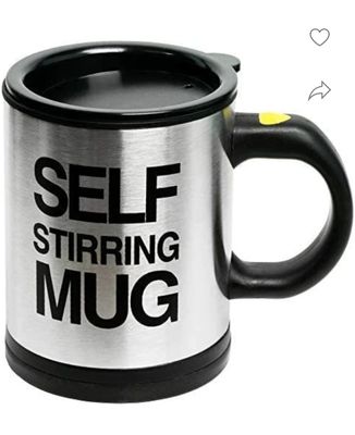 Self stirring mug