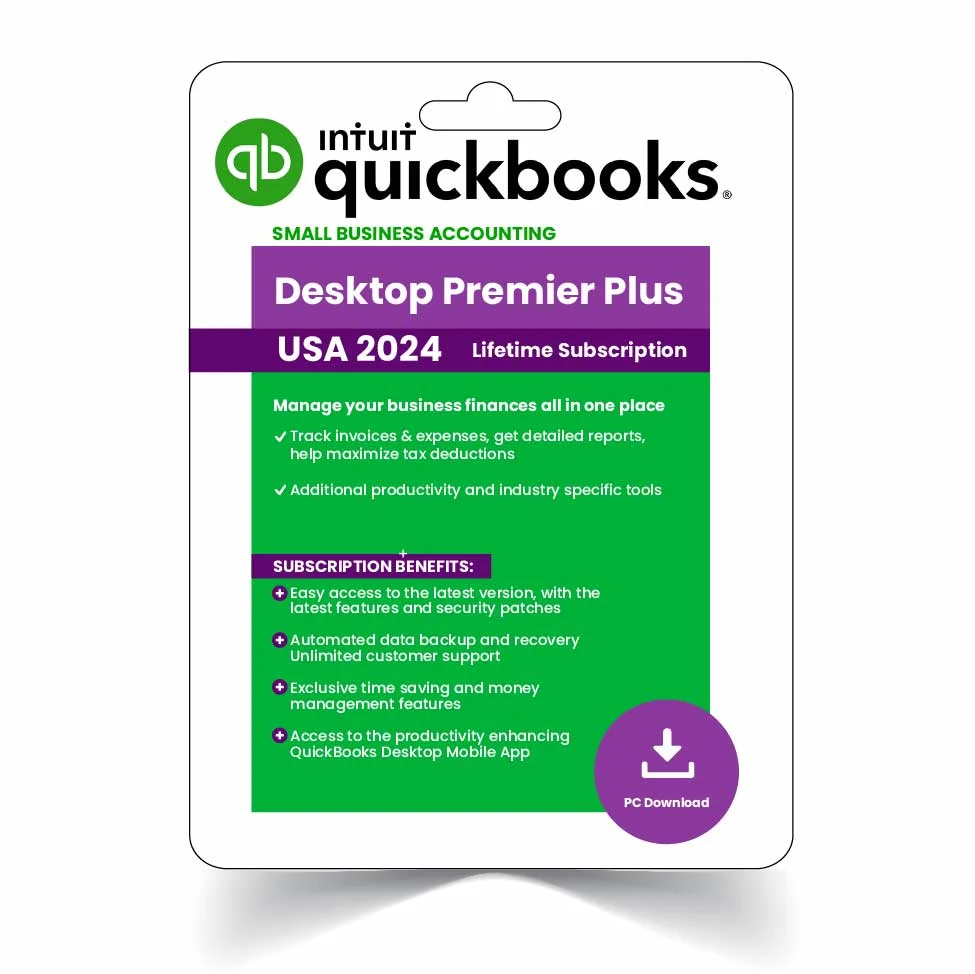 Intuit Quickbooks Desktop Premier 2024 Lifetime Subscription
