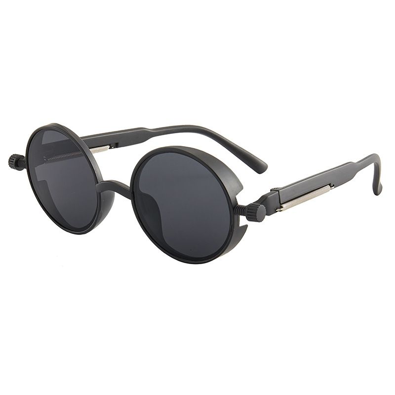 New  Style Steampunk Series Spring Glasses Round Frame