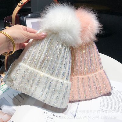 Women&#39;s Knitted Woolen Hat