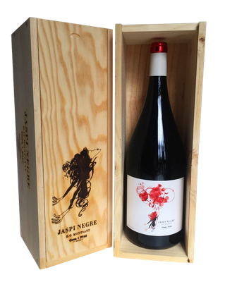 Jaspi Negre Màgnum - estoig de fusta Jaspi Negre Màgnum - estoig de fusta