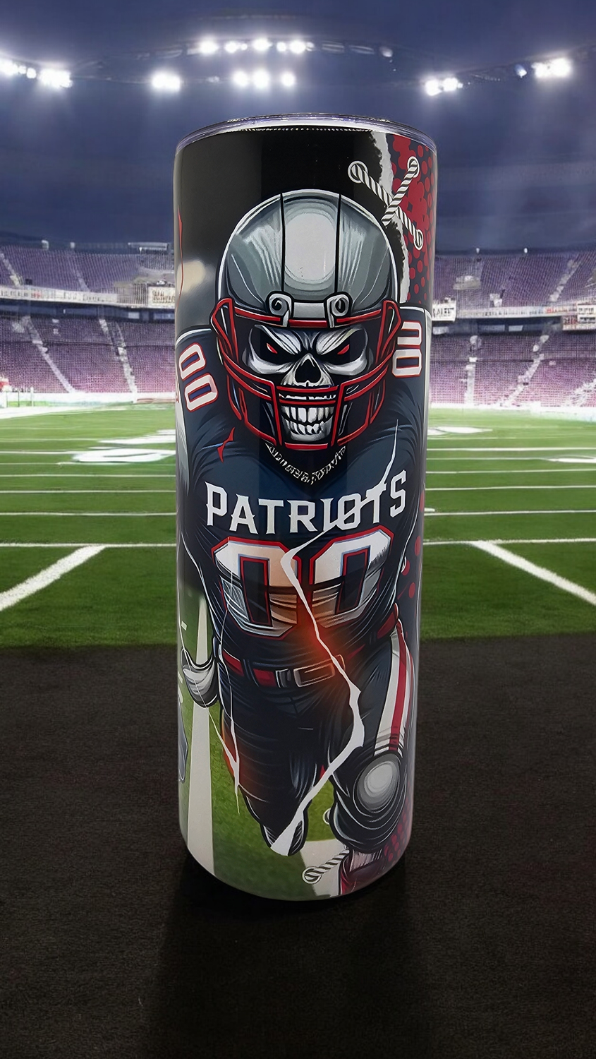 New England Patriots Stainless Steel 20 oz. Skinny Tumbler