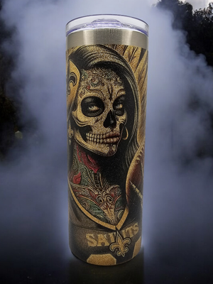 New Orleans Saints Stainless Steel 20 oz. Skinny Tumbler