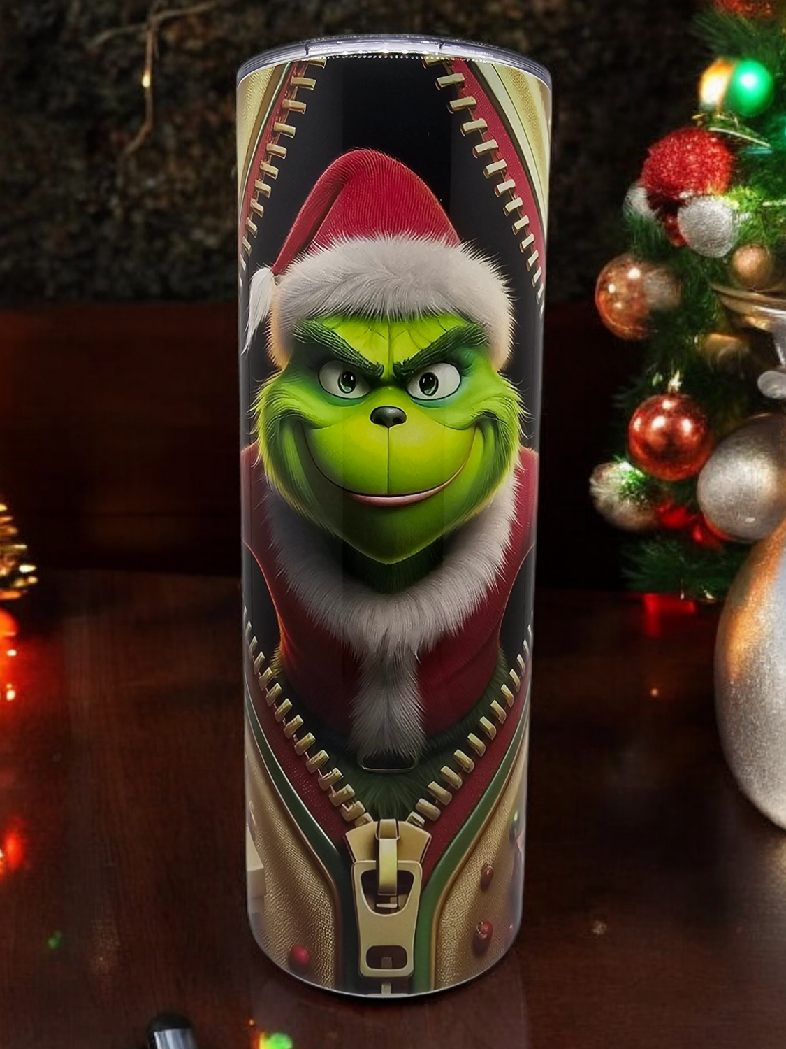 The Grinch Stainless Steel 20 oz. Skinny Tumbler