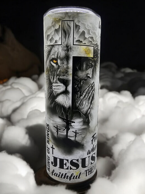 Man of God Stainless Steel 20 oz. Skinny Tumbler