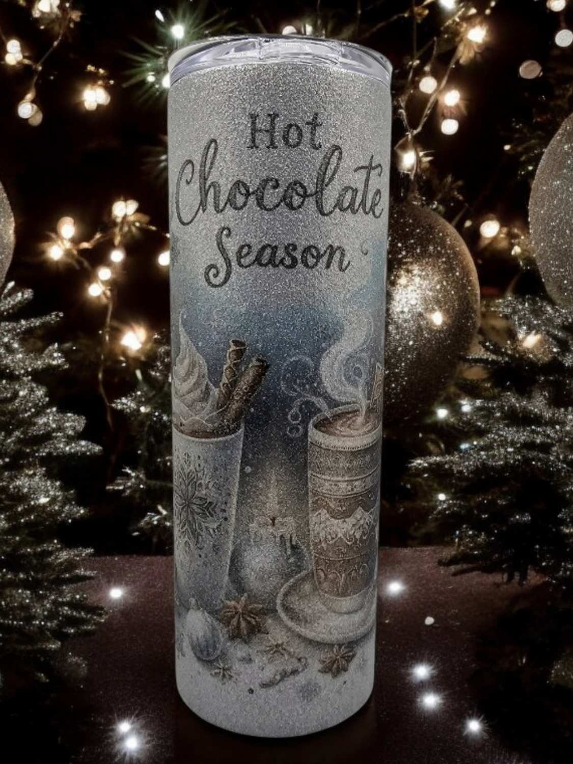 Hot Chocolate Season Stainless Steel 20 oz. Skinny Tumbler