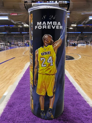 Mamba Forever (Animated Image) Stainless Steel 20 oz. Skinny Tumbler