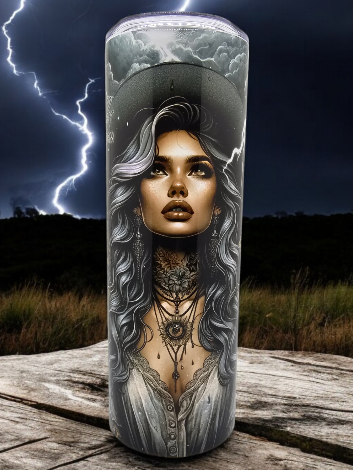The Storm Stainless Steel 20 oz. Skinny Tumbler