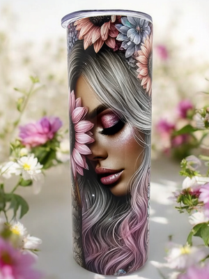 She is Beautiful Stainless Steel 20 oz. Skinny Tumbler