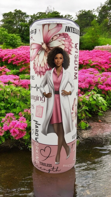 Doctor (Female) Stainless Steel 20 oz. Skinny Tumbler