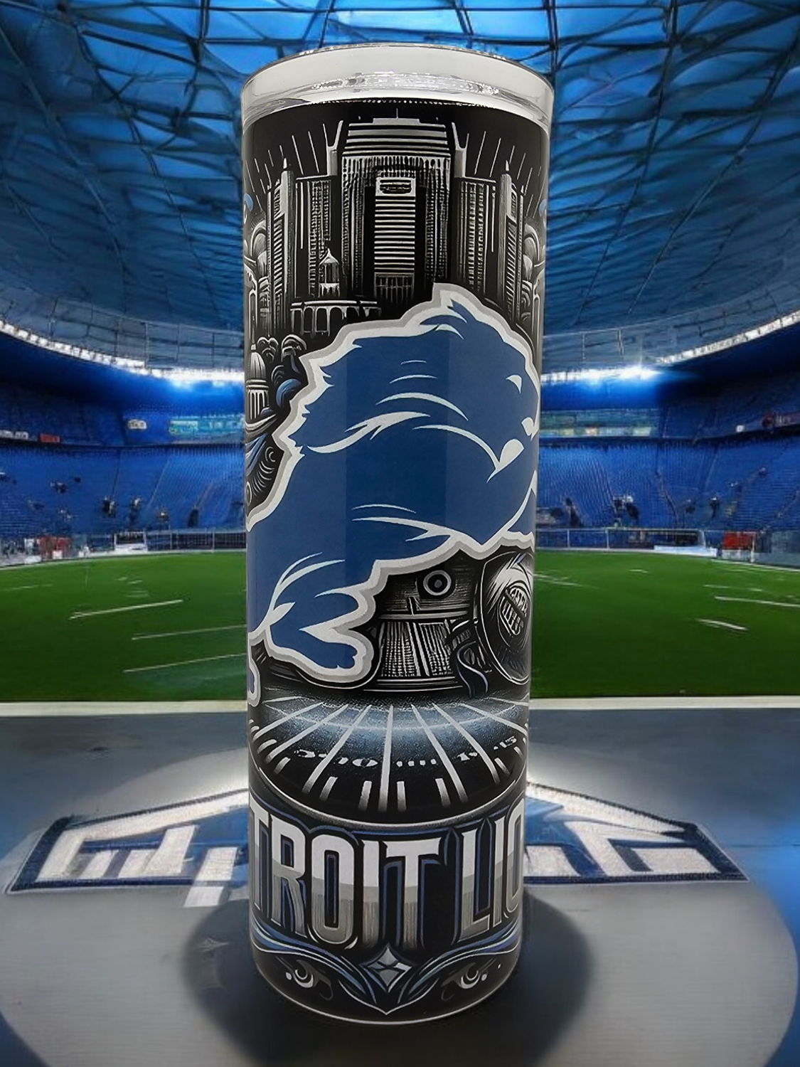 Detroit Lions Stainless Steel 20 oz. Skinny Tumbler