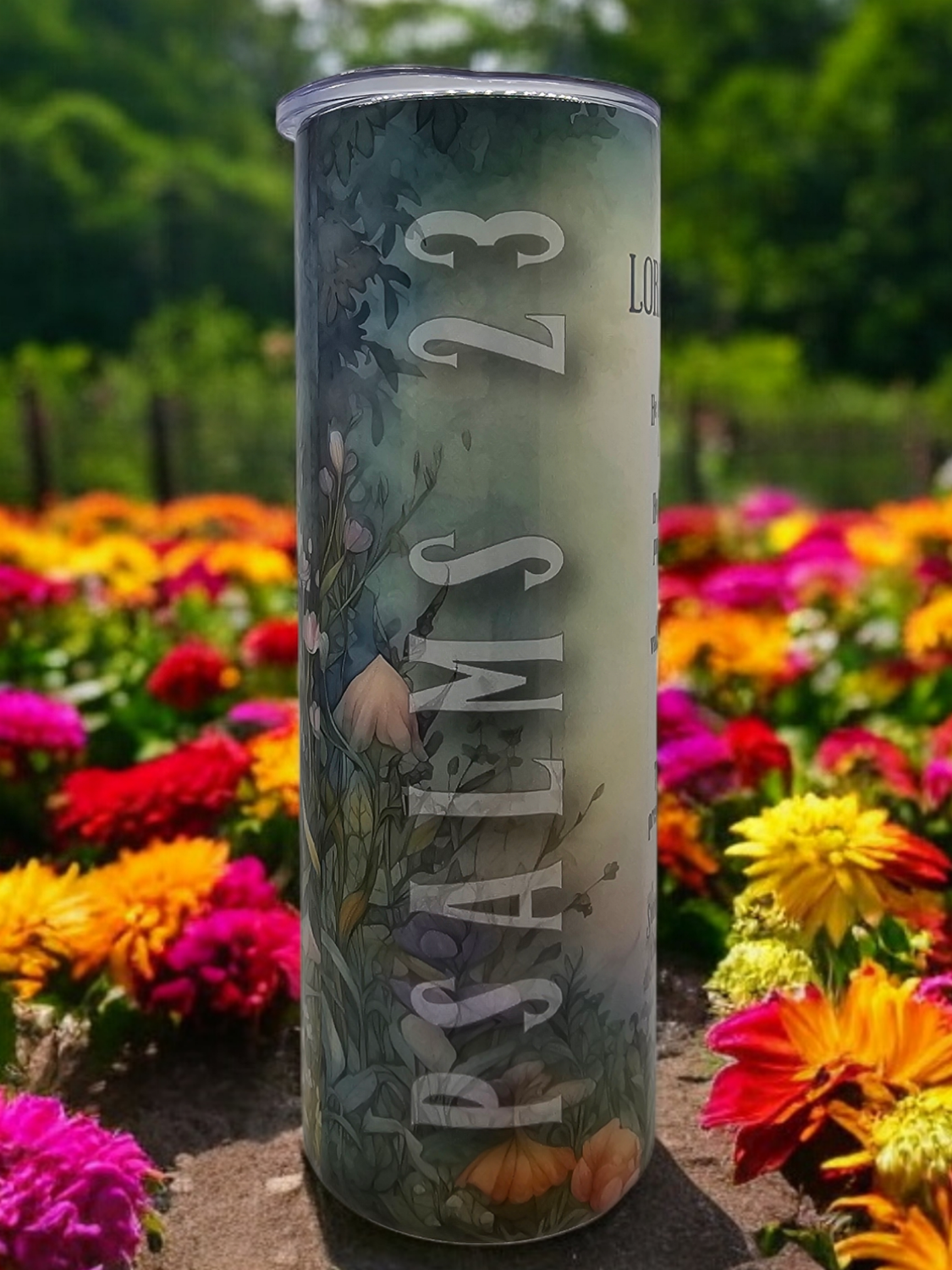 Psalm 23 Stainless Steel 20 oz. Skinny Tumbler