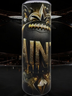 New Orleans Saints Stainless Steel 20 oz. Skinny Tumbler