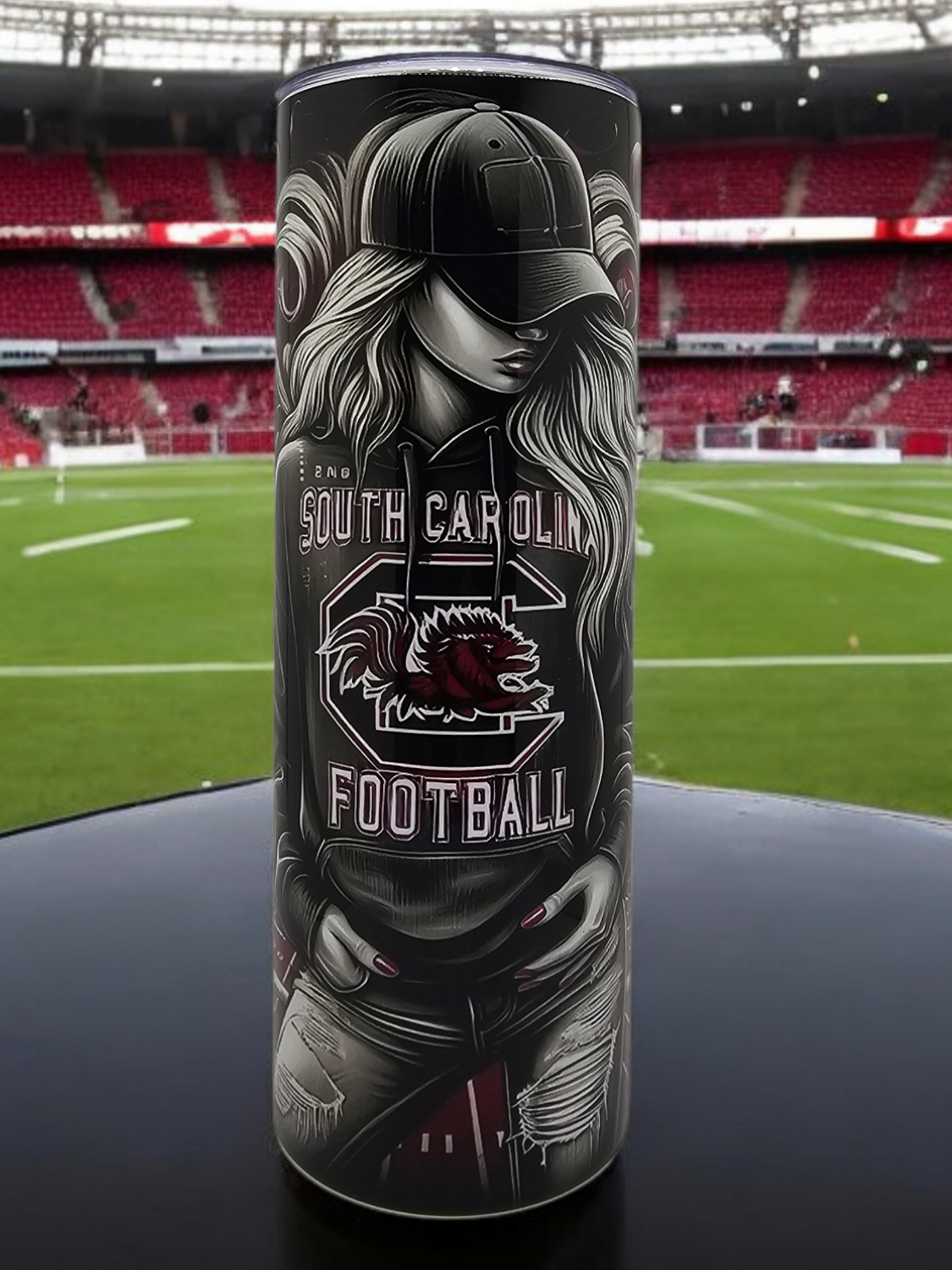 Lady Gamecock Stainless Steel 20 oz. Skinny Tumbler