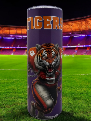 Clemson Tigers Stainless Steel 20 oz. SKinny Tumbler
