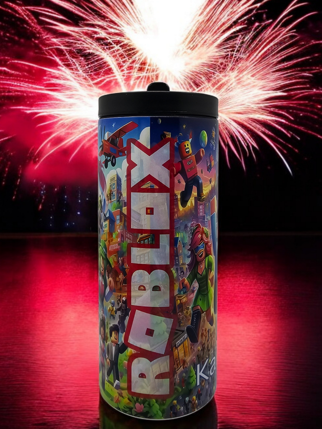 Roblox Stainless Steel 15 oz. Skinny Tumbler