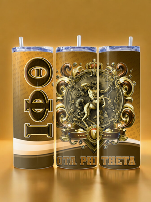 Iota Phi Theta Stainless Steel 20 oz. Skinny Tumbler