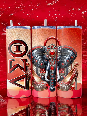 Delta Sigma Theta Stainless Steel 20 oz. Skinny Tumbler