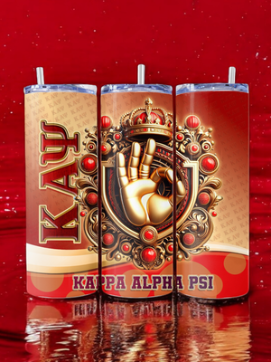 Kappa Alpha PSI Stainless Steel 20 oz. Skinny Tumbler