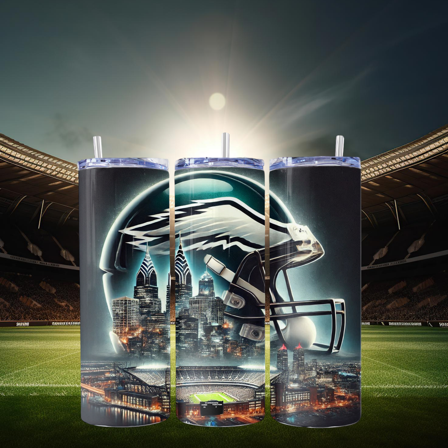 Philadelphia Eagles Stainless Steel 20 oz. Skinny Tumbler