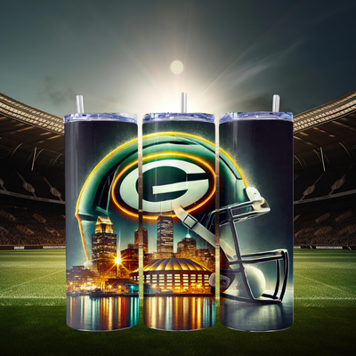 Green Bay Packers Stainless Steel 20 oz. Skinny Tumbler